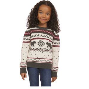 NWT Lands End Family Holiday Sweater for Kids - Girl's size XL (18/20)